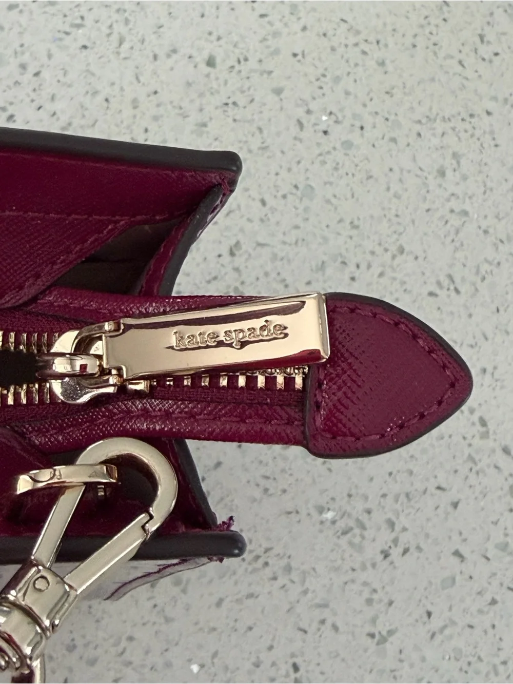 Kate Spade Kenzie Small Tote Crossbody In Dark Raspberry